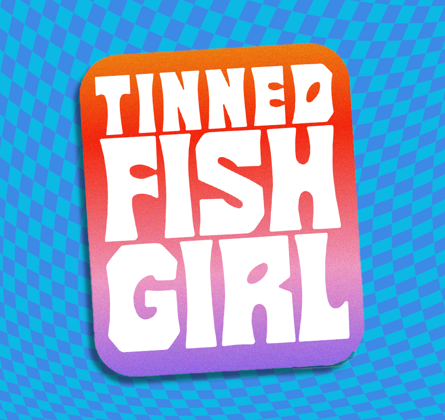Tinned Fish Girl Vinyl Sticker