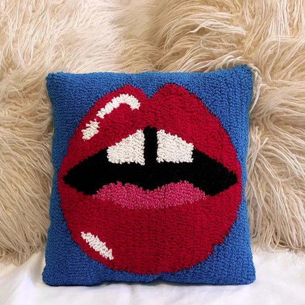 Tufted Mouth Pillow