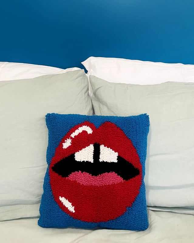 Tufted Mouth Pillow