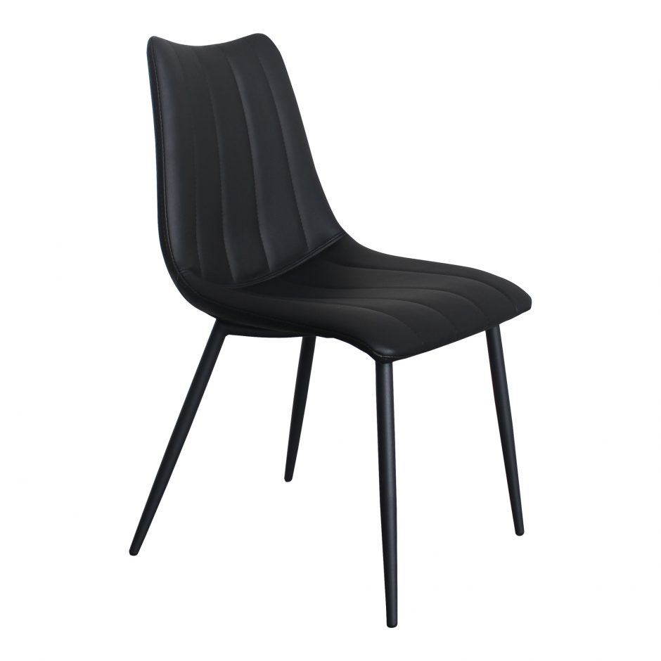 Alibi Dining Chair- Matte Black