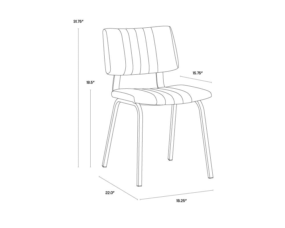 Berkley Dining Chairs- Bravo Cognac