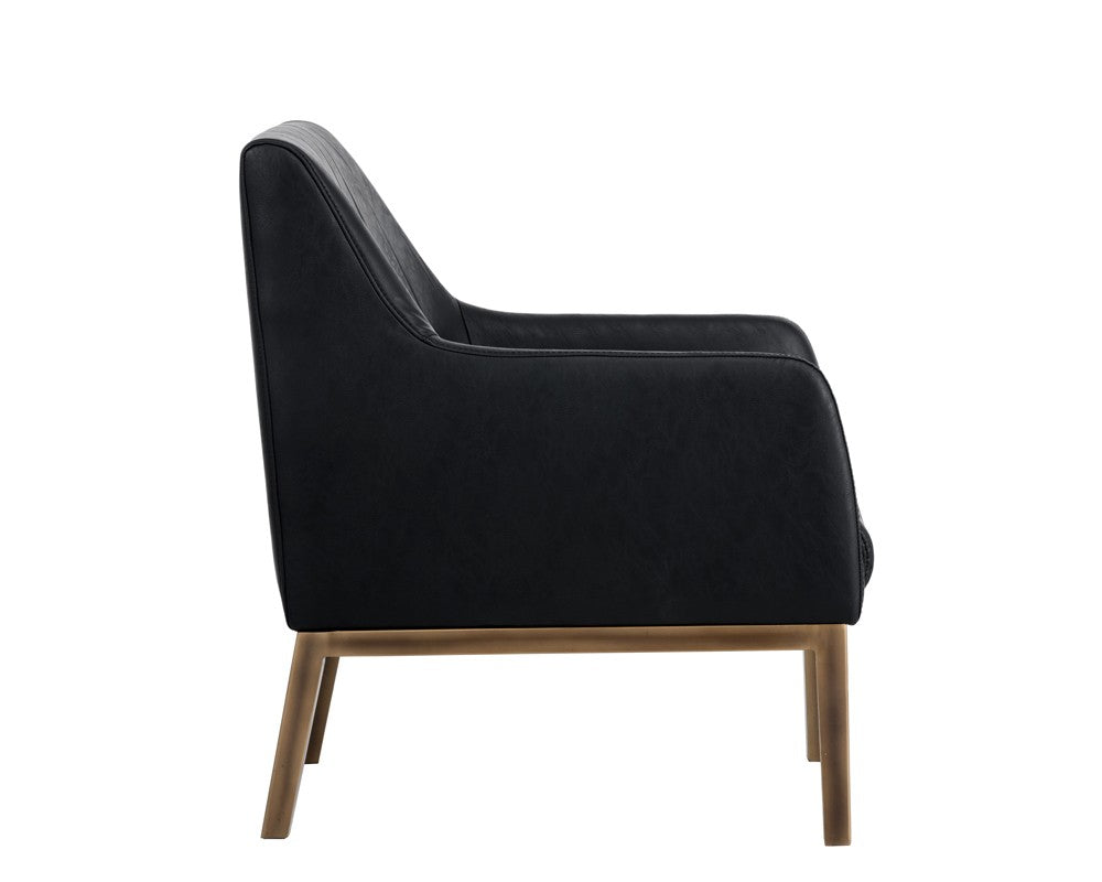 Wolfe Lounge Chair Black