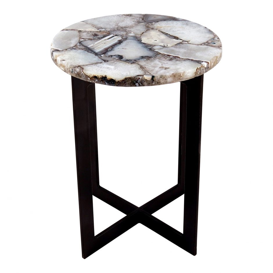 Blanca Agate Accent Table
