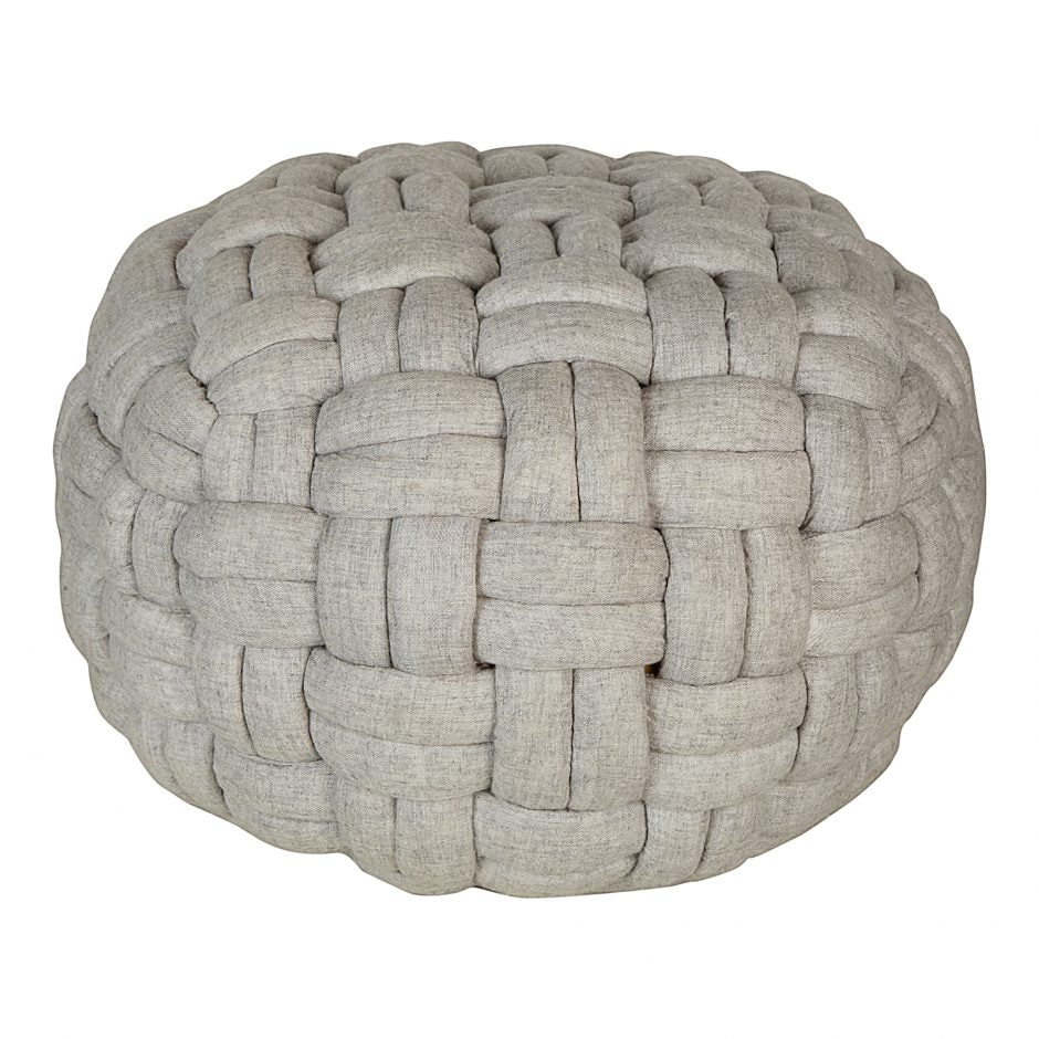 Bronya Pouf- Pebble Grey