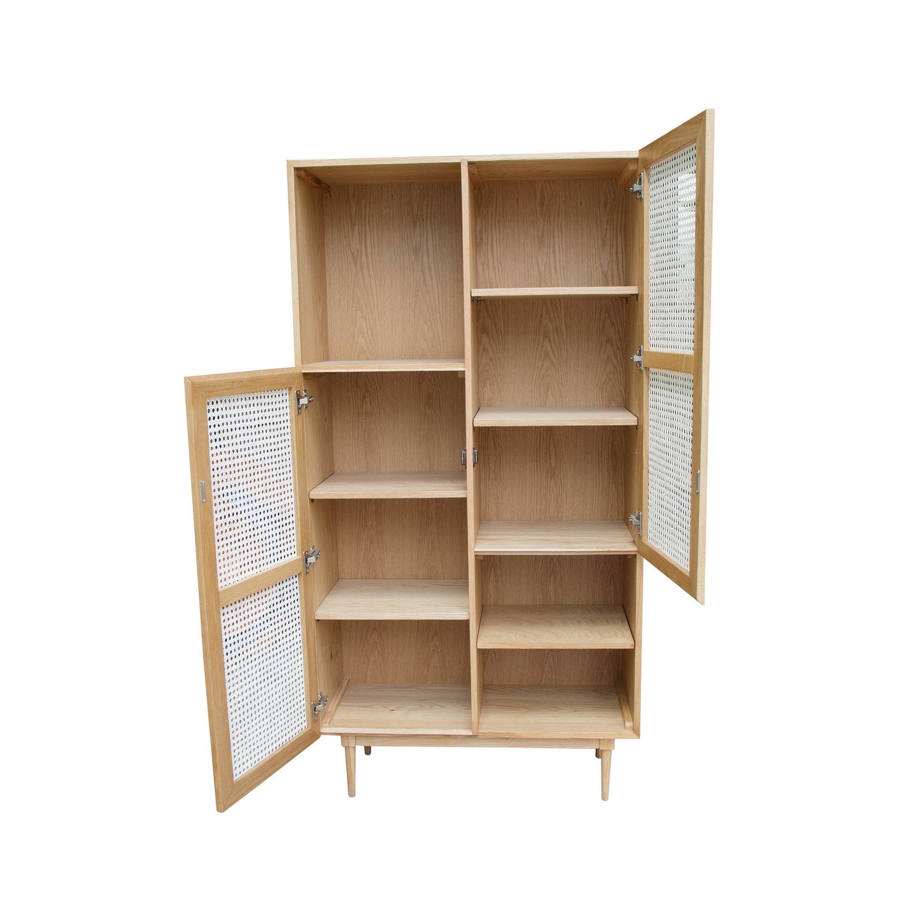 Cane Bookcase- Natural