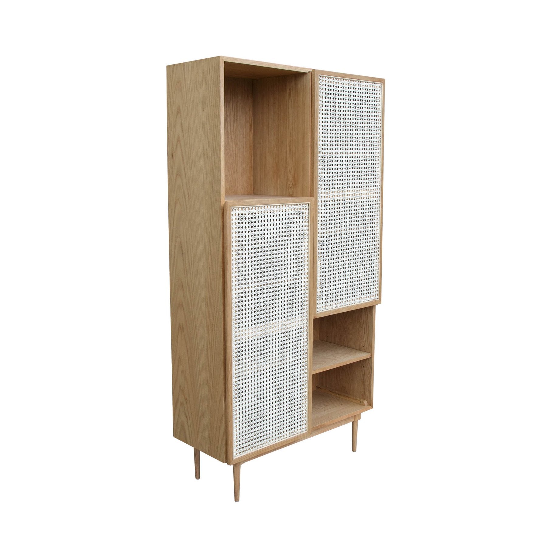 Cane Bookcase- Natural