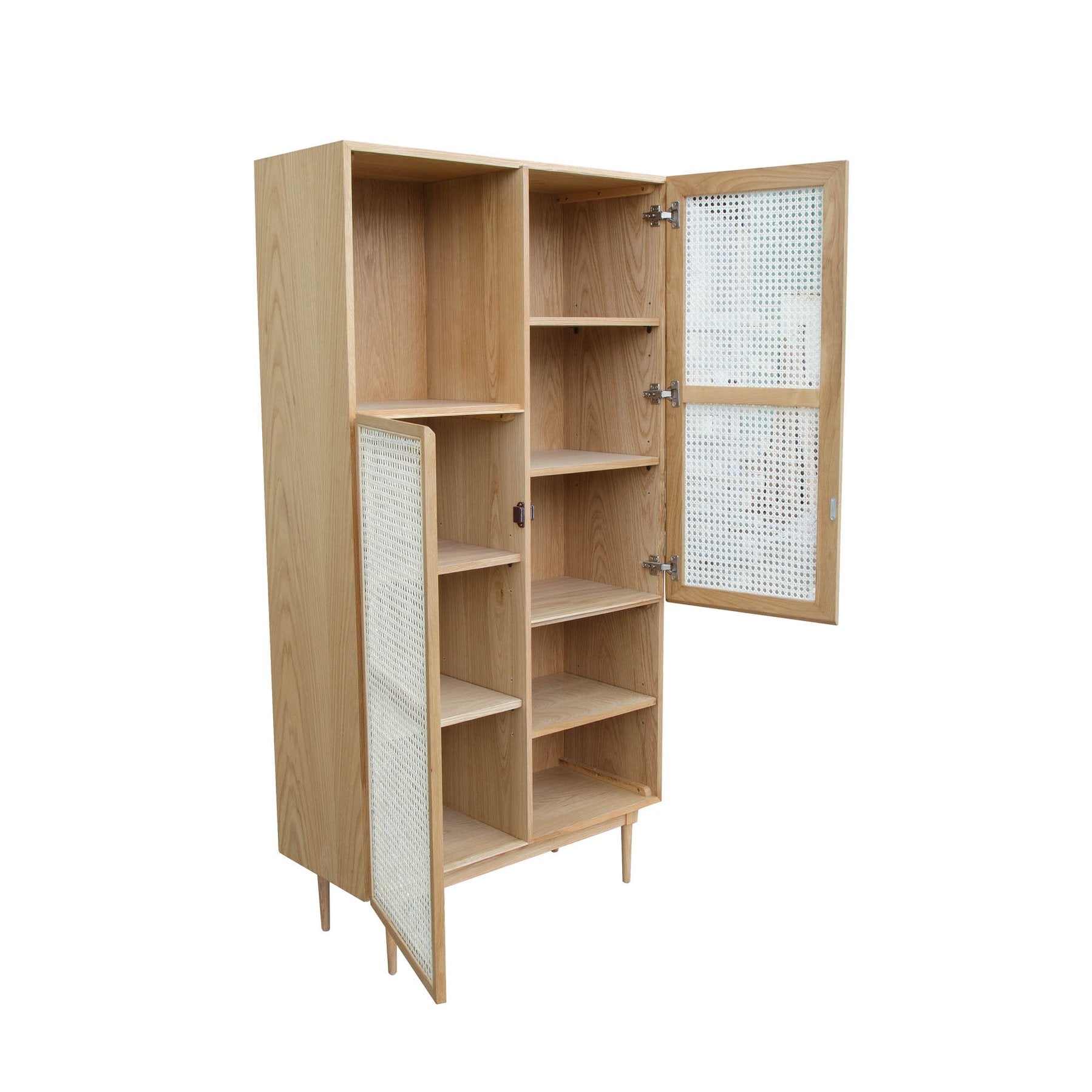 Cane Bookcase- Natural