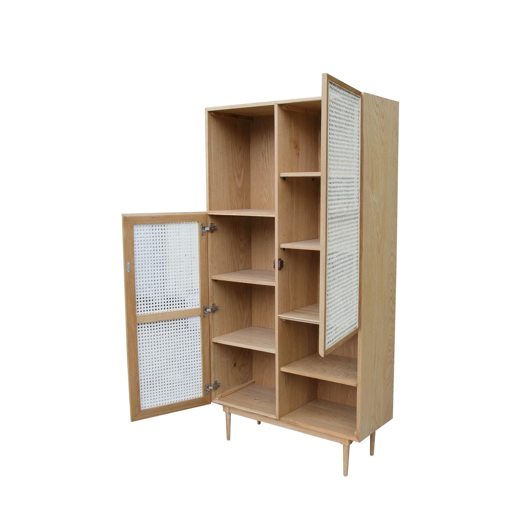 Cane Bookcase- Natural