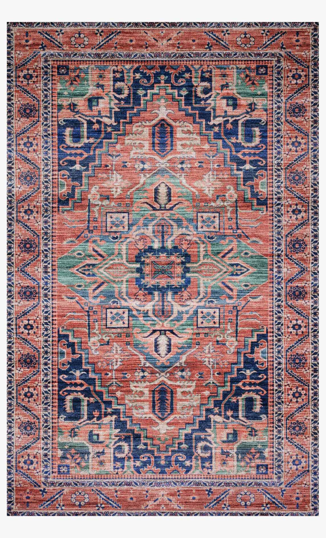 CIE-06 Coral / Multi Rug