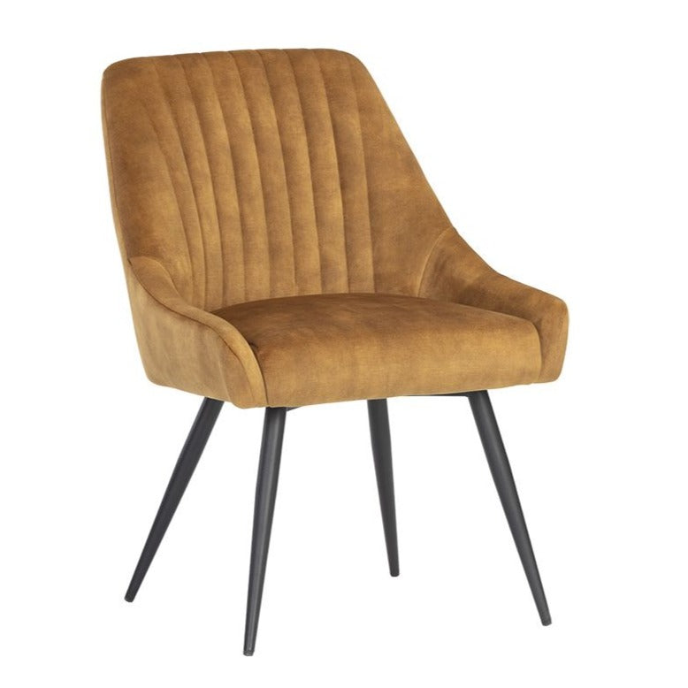 Chardon Dining Chair - Nono Tapenade Gold