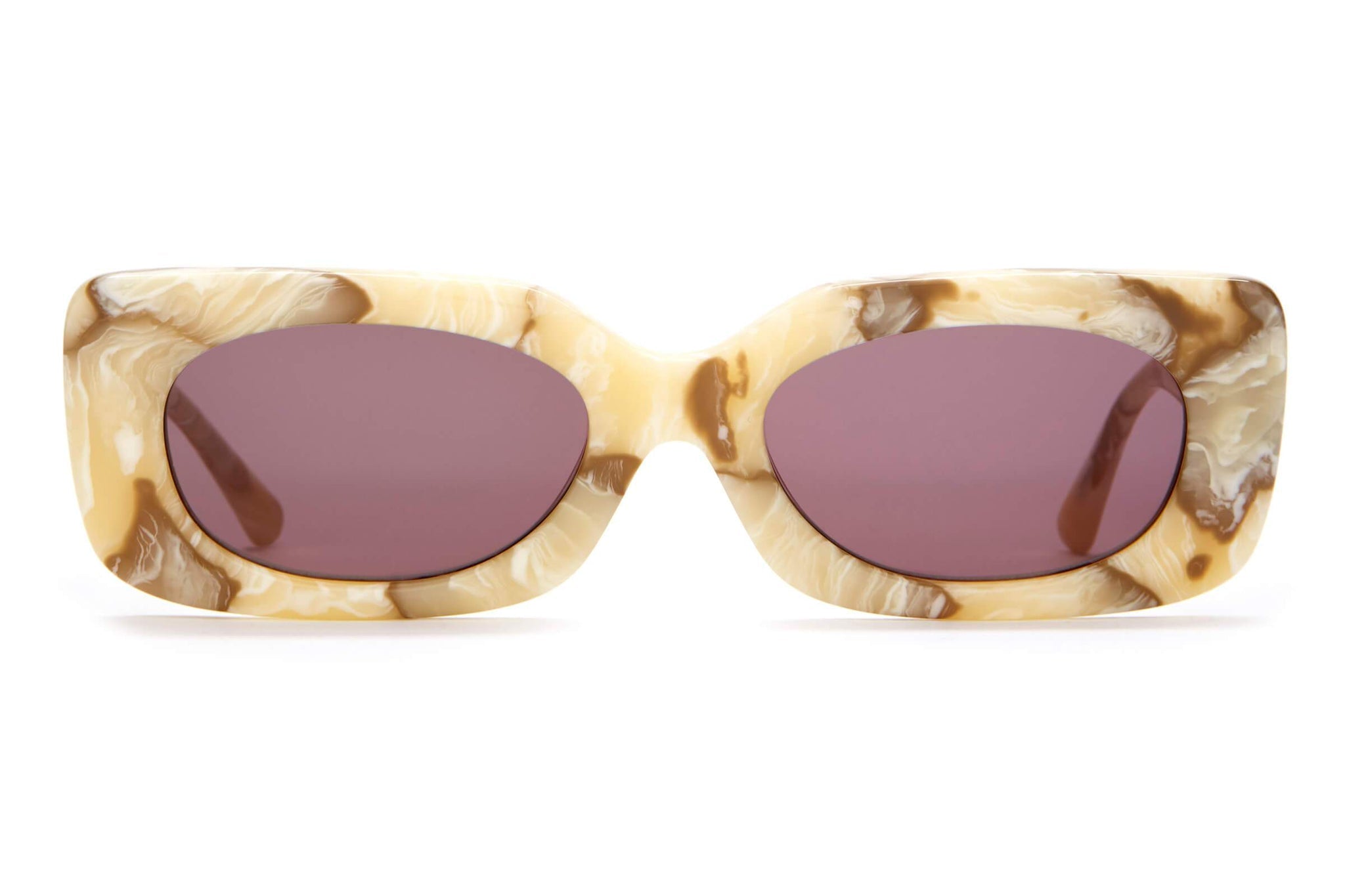 The Supa Phreek - Cream Marble Sunglasses from Crap Eyewear