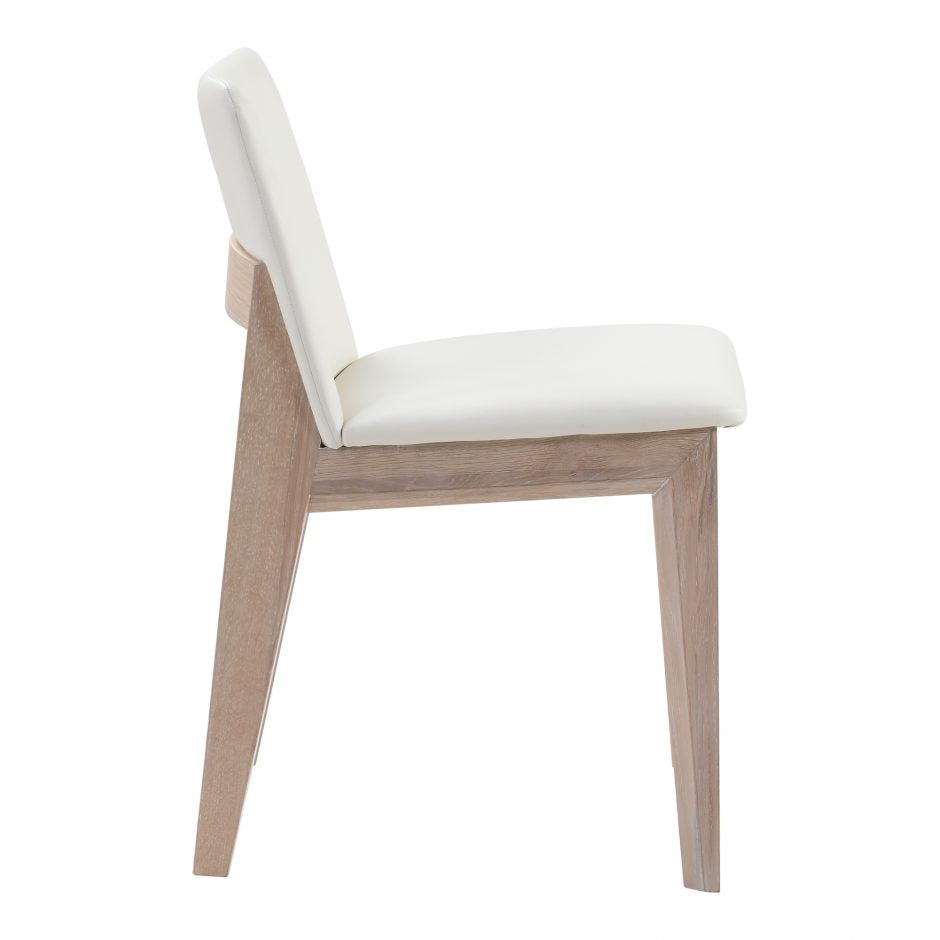 Deco Dining Chair | White with Ash