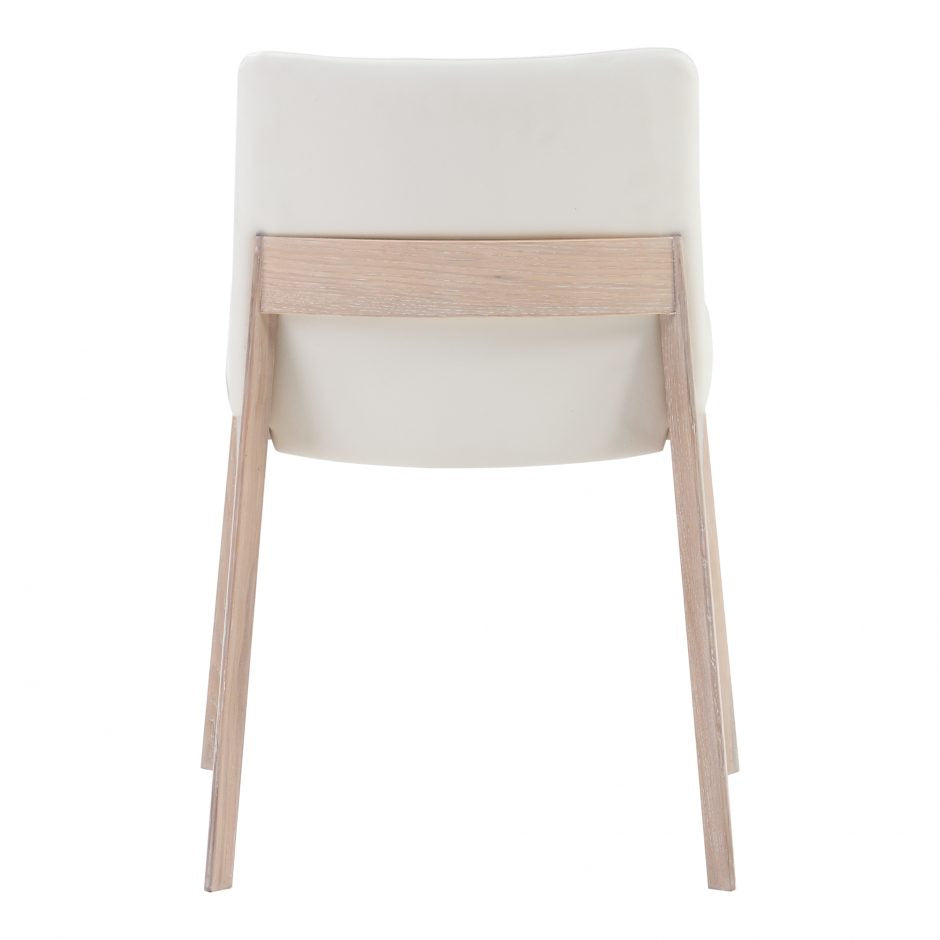 Deco Dining Chair | White with Ash