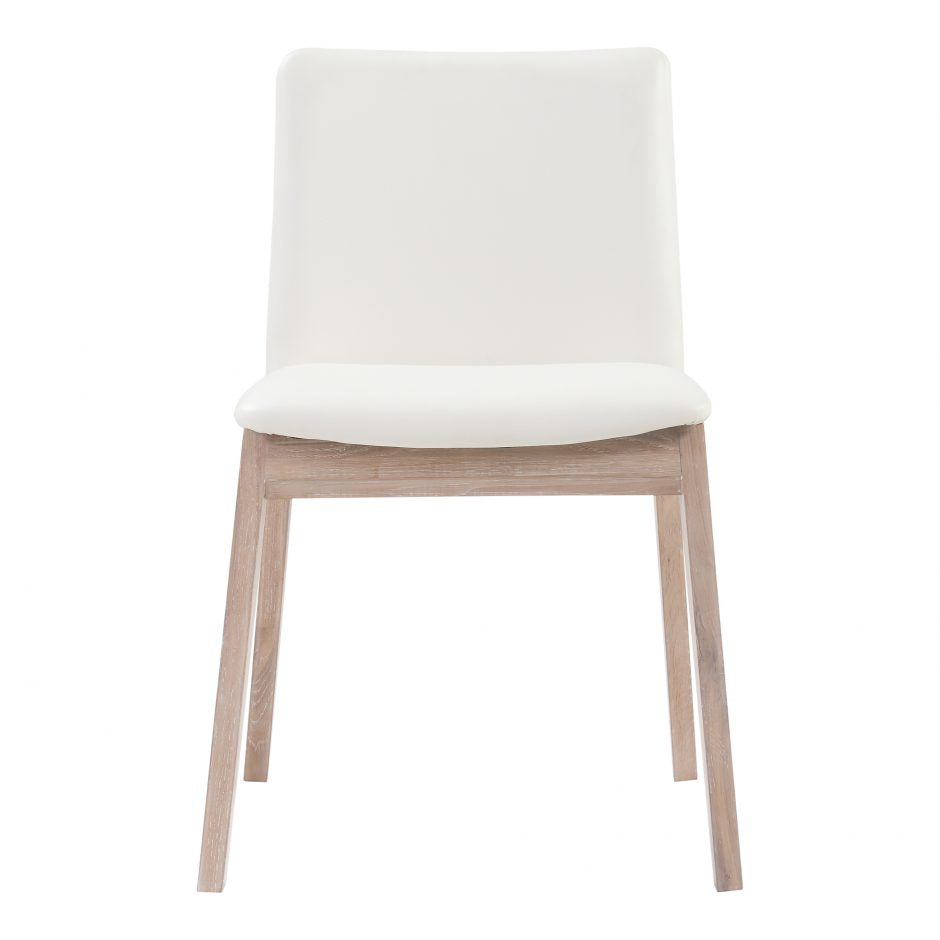 Deco Dining Chair | White with Ash