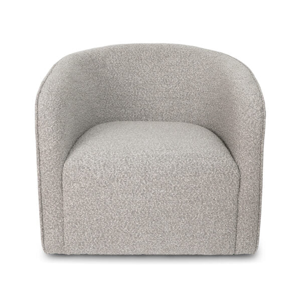 Evita Swivel Chair – Griege Boucle