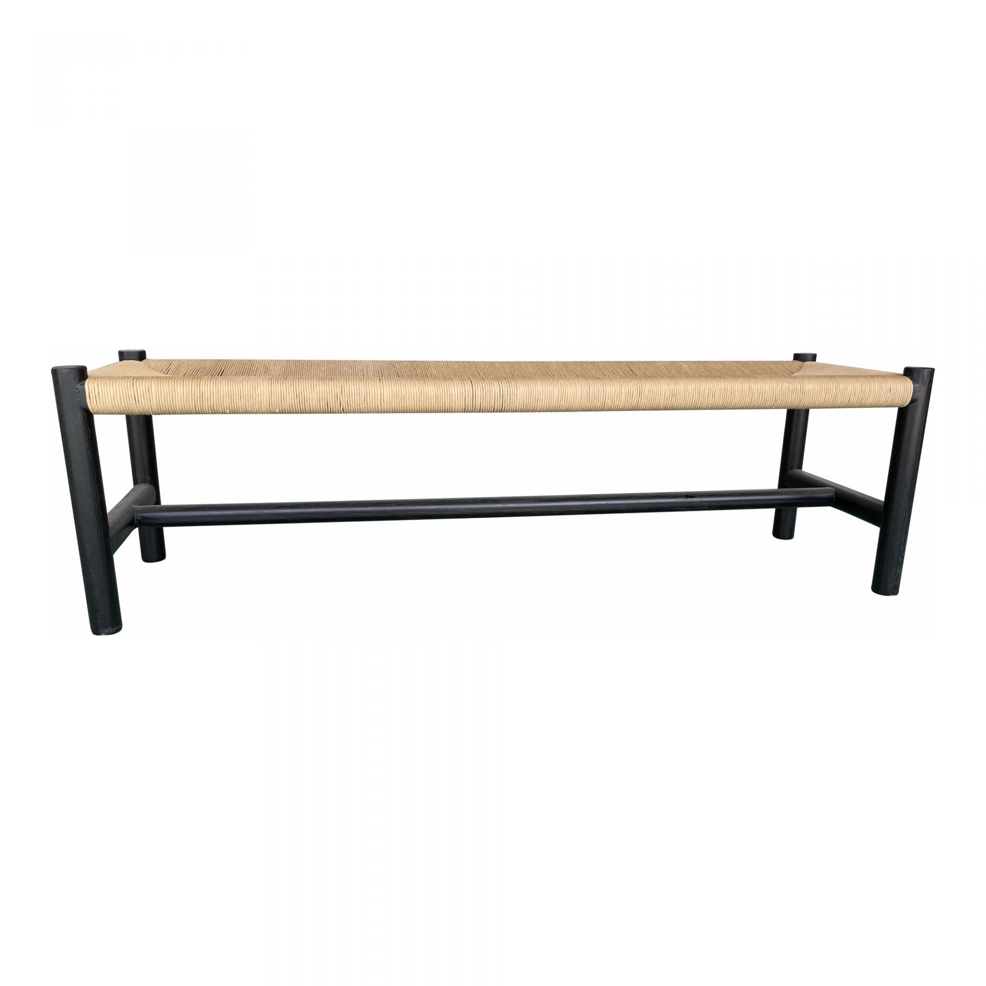 Hawthorn Bench Black Large