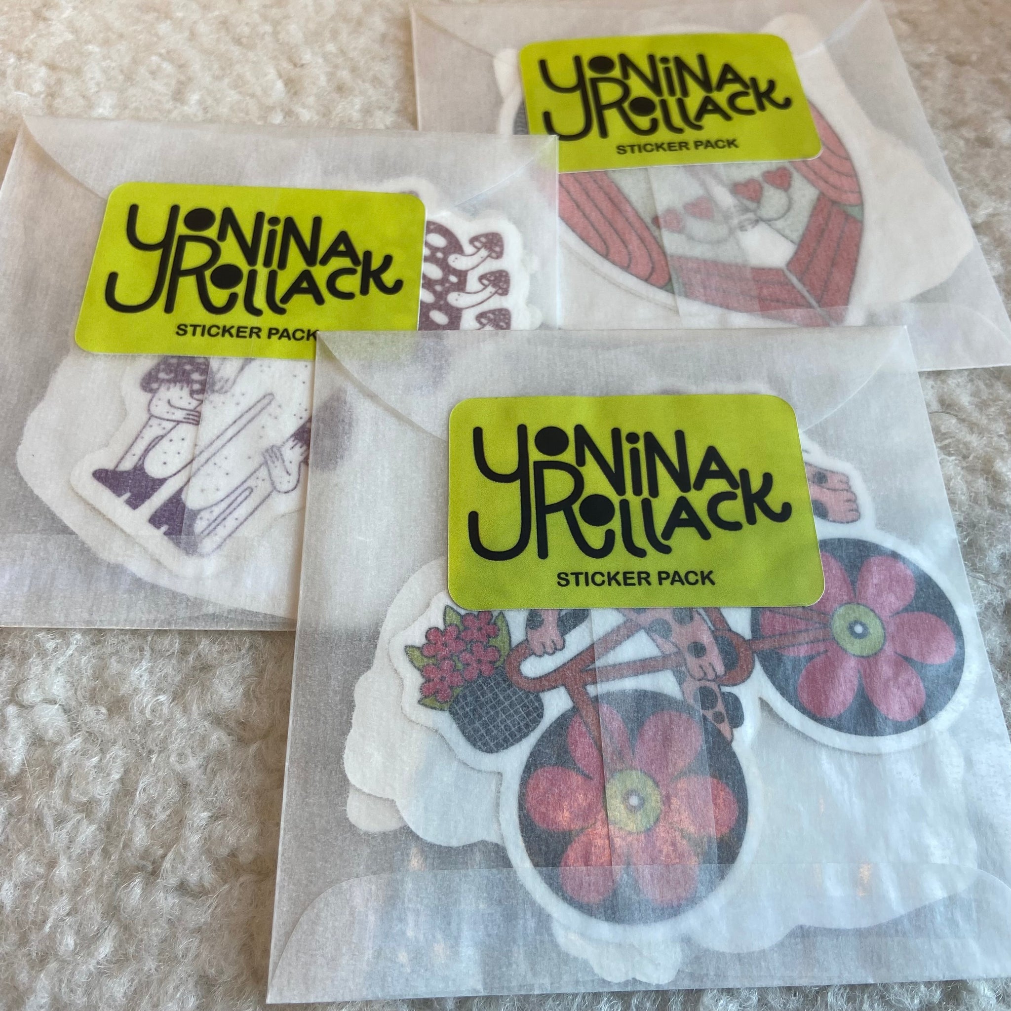 Dogs on Wheels Sticker Pack