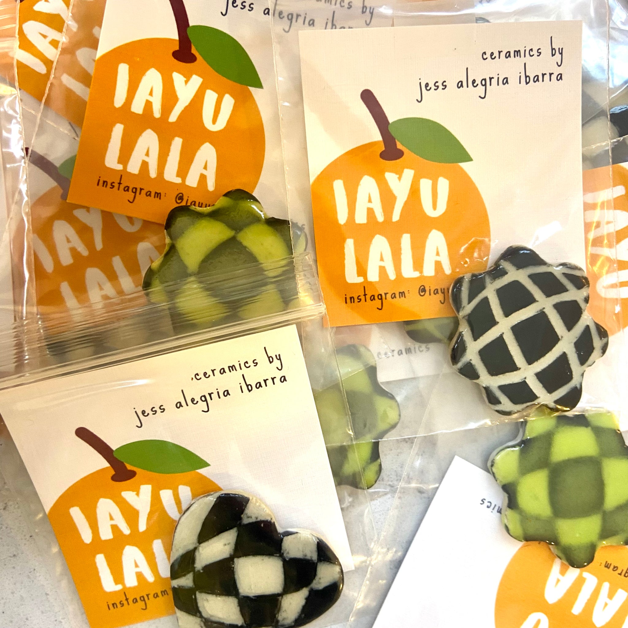 Handmade Ceramic Magnets - Iayu Lala