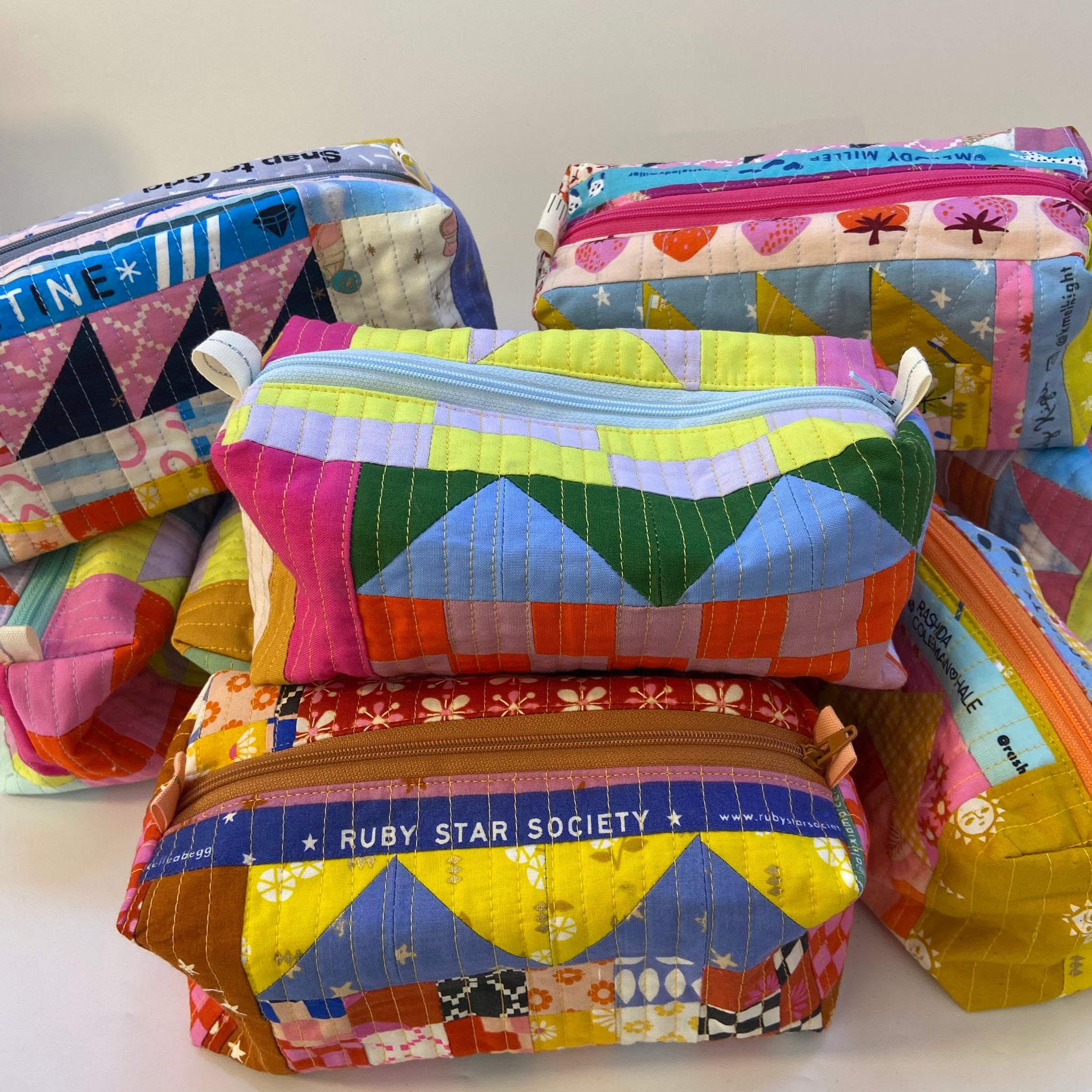 Quilted Boxy Pouch