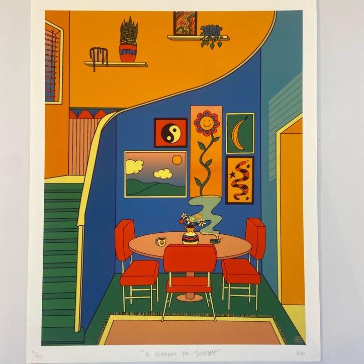 "A Moment For Yourself" Limited Edition Print by Katie Scarlett