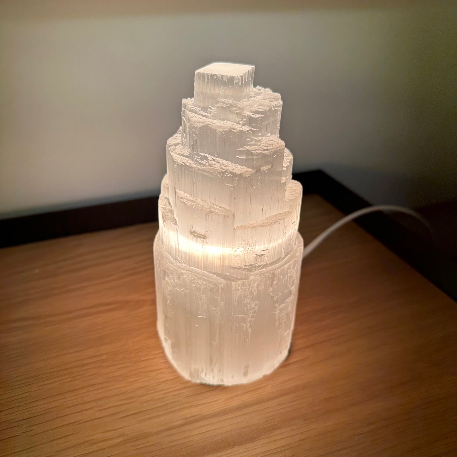 Selenite Lamp