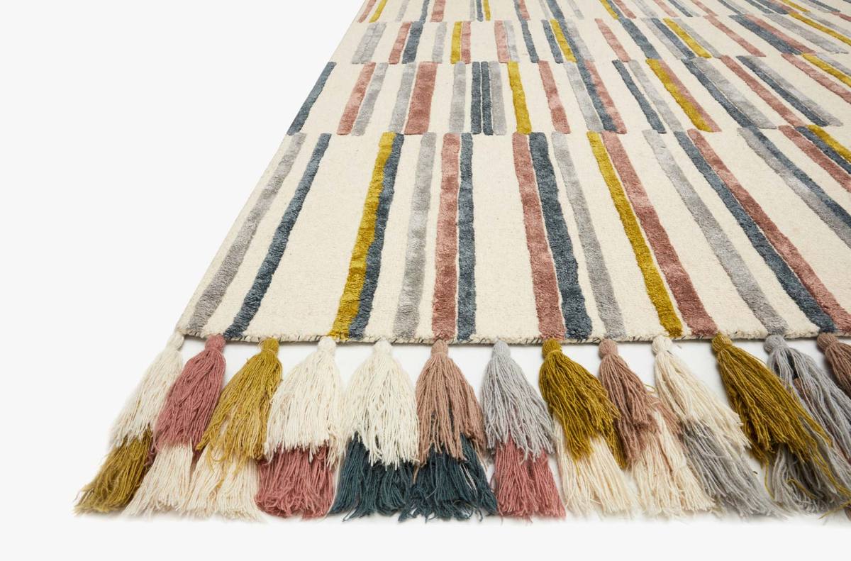 JAA-02 JB Ivory/ Multi Rug