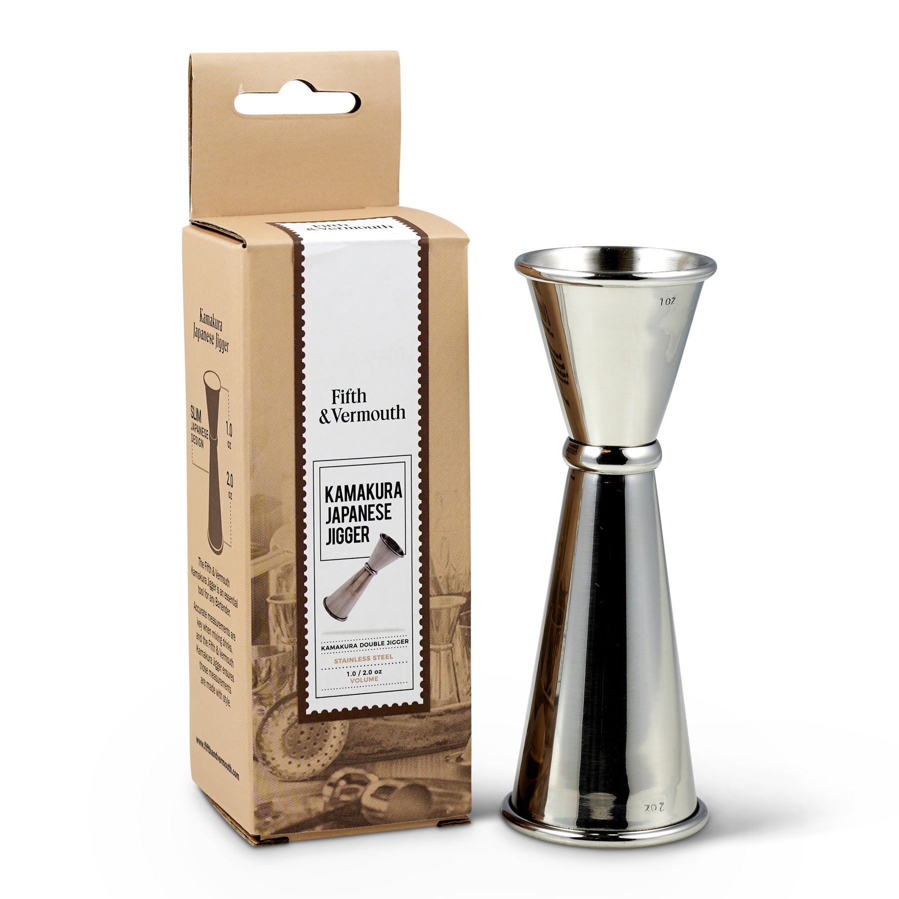 Stainless Steel Kamakura Japanese Jigger