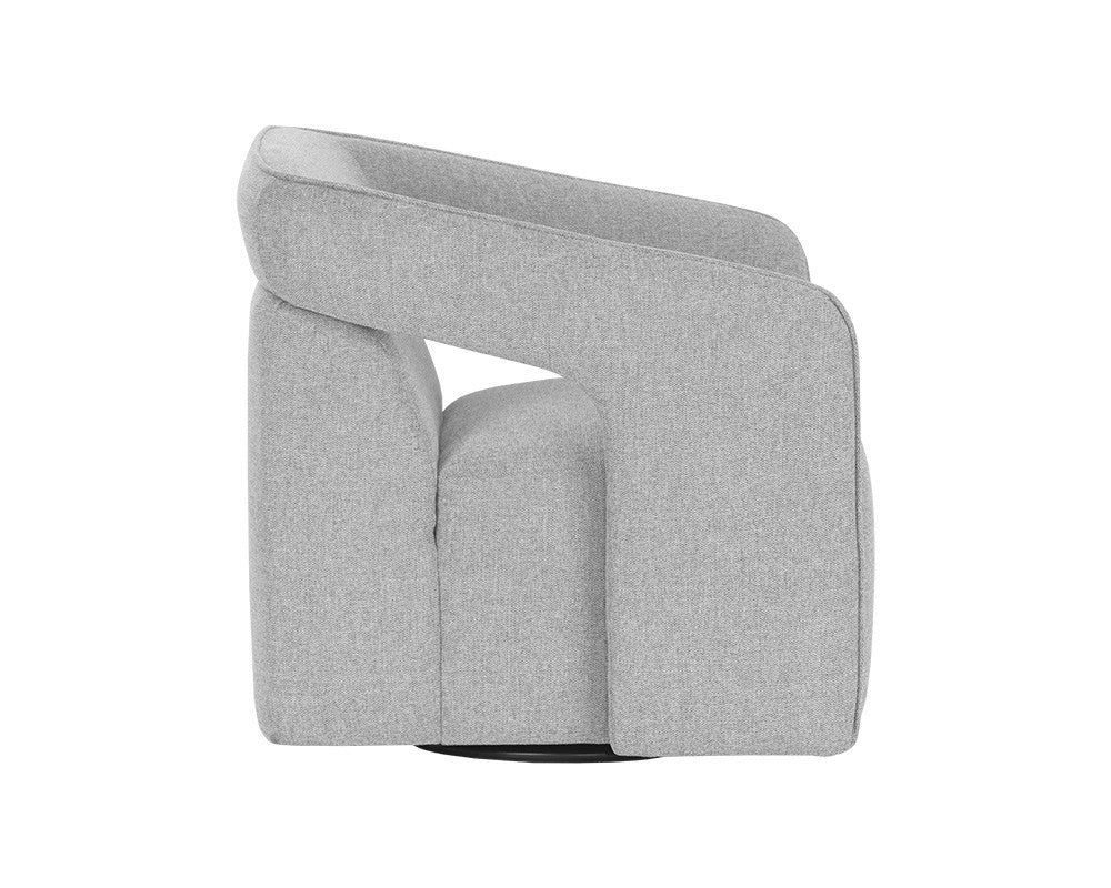 Kendrick Swivel Chair Grey