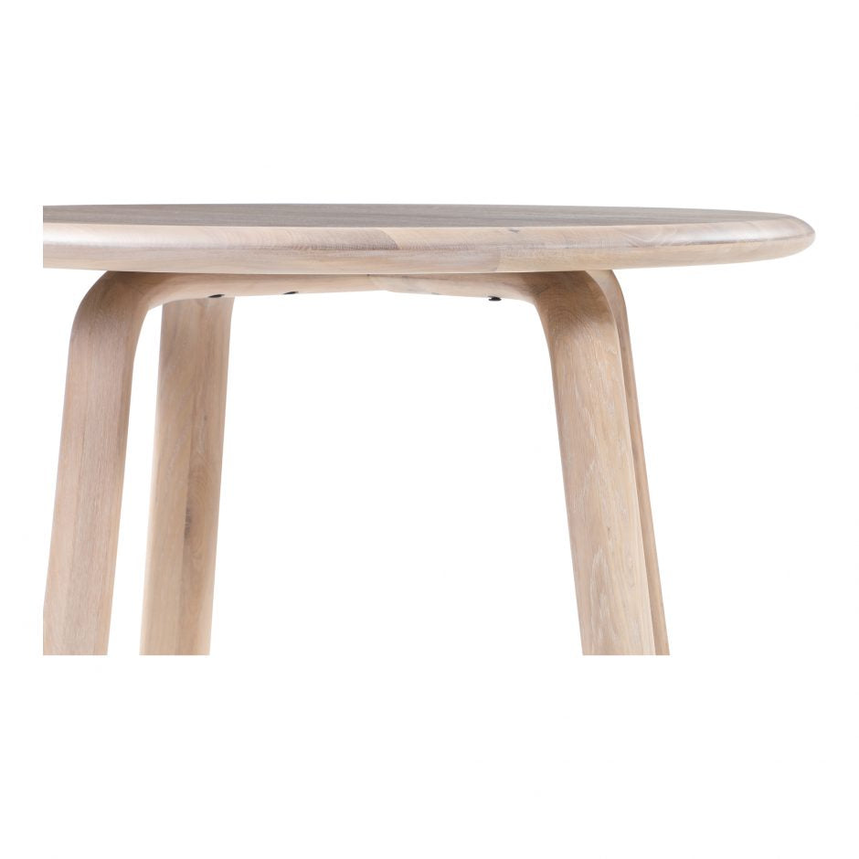 Malibu Round Dining Table- White Oak