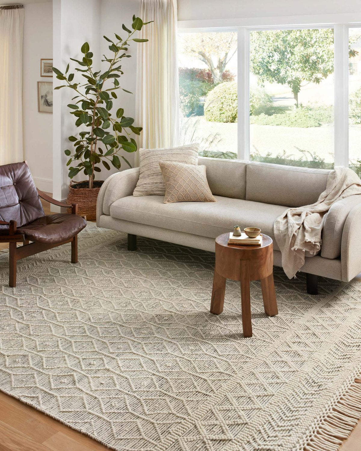 NOE-02 Ivory / Black Rug