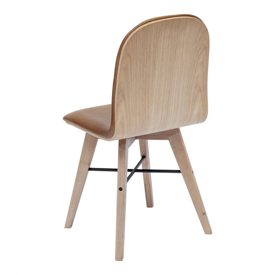 Napoli Dining Chair- Tan Leather