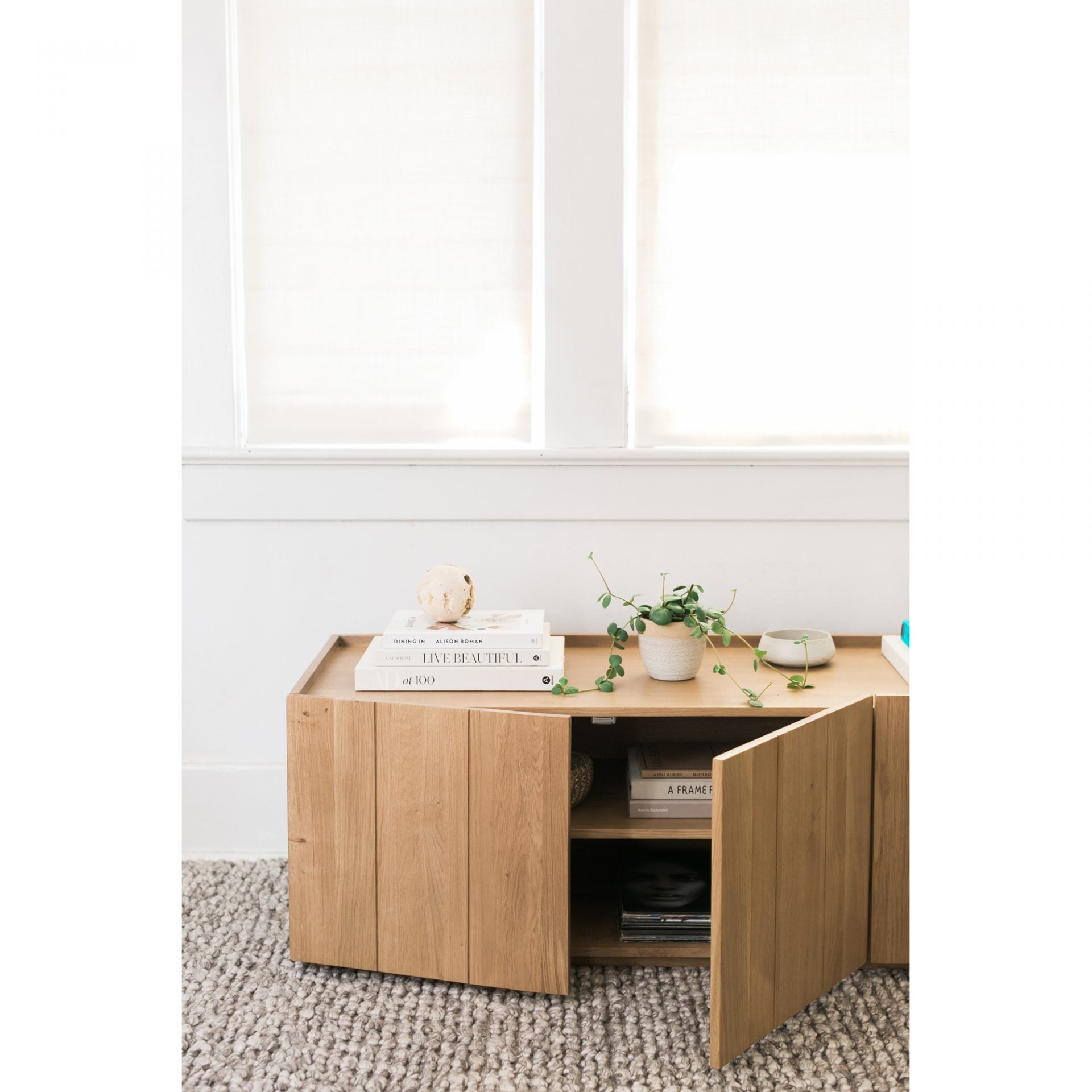 Plank Media Cabinet | Natural