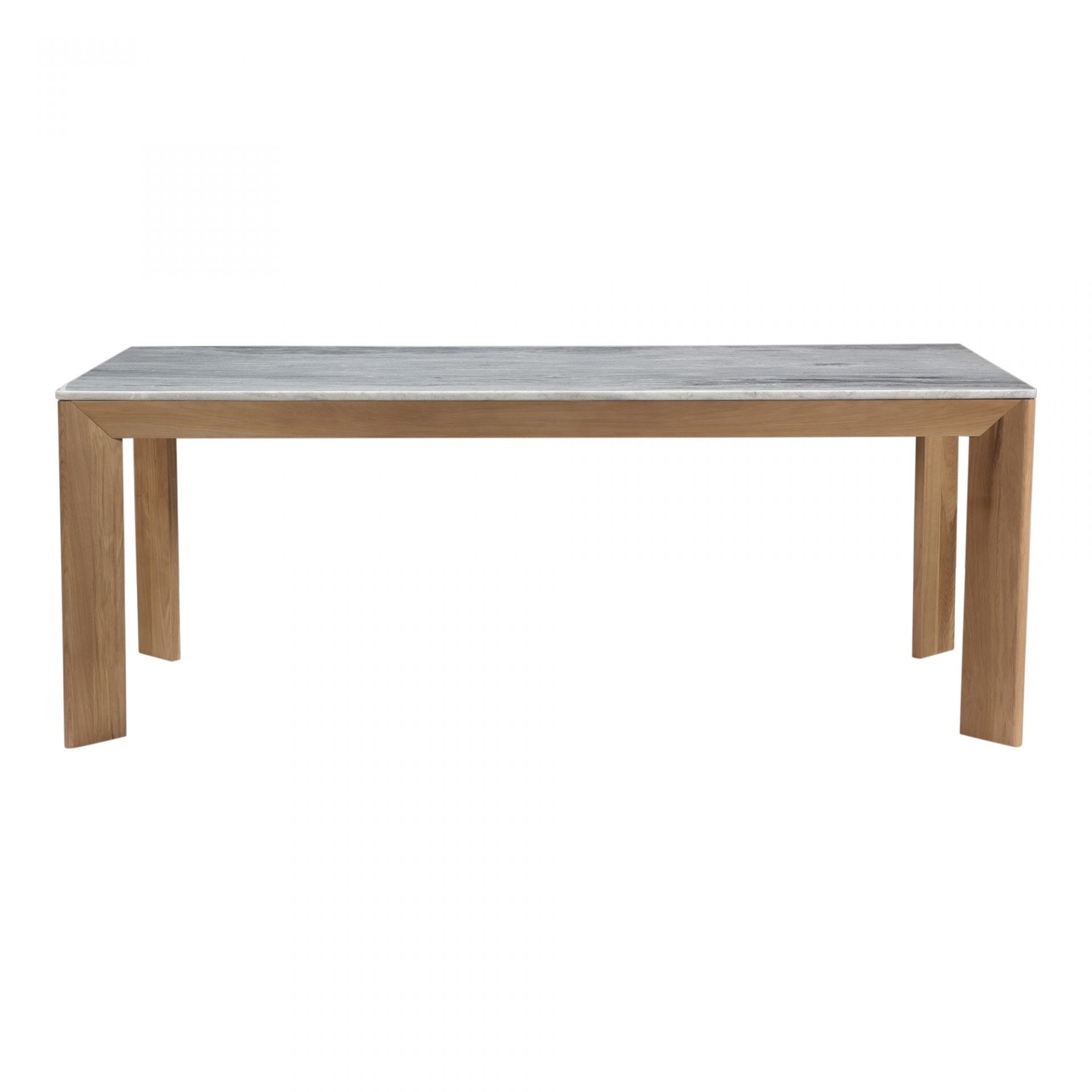 Angle Grey Marble Table - Large