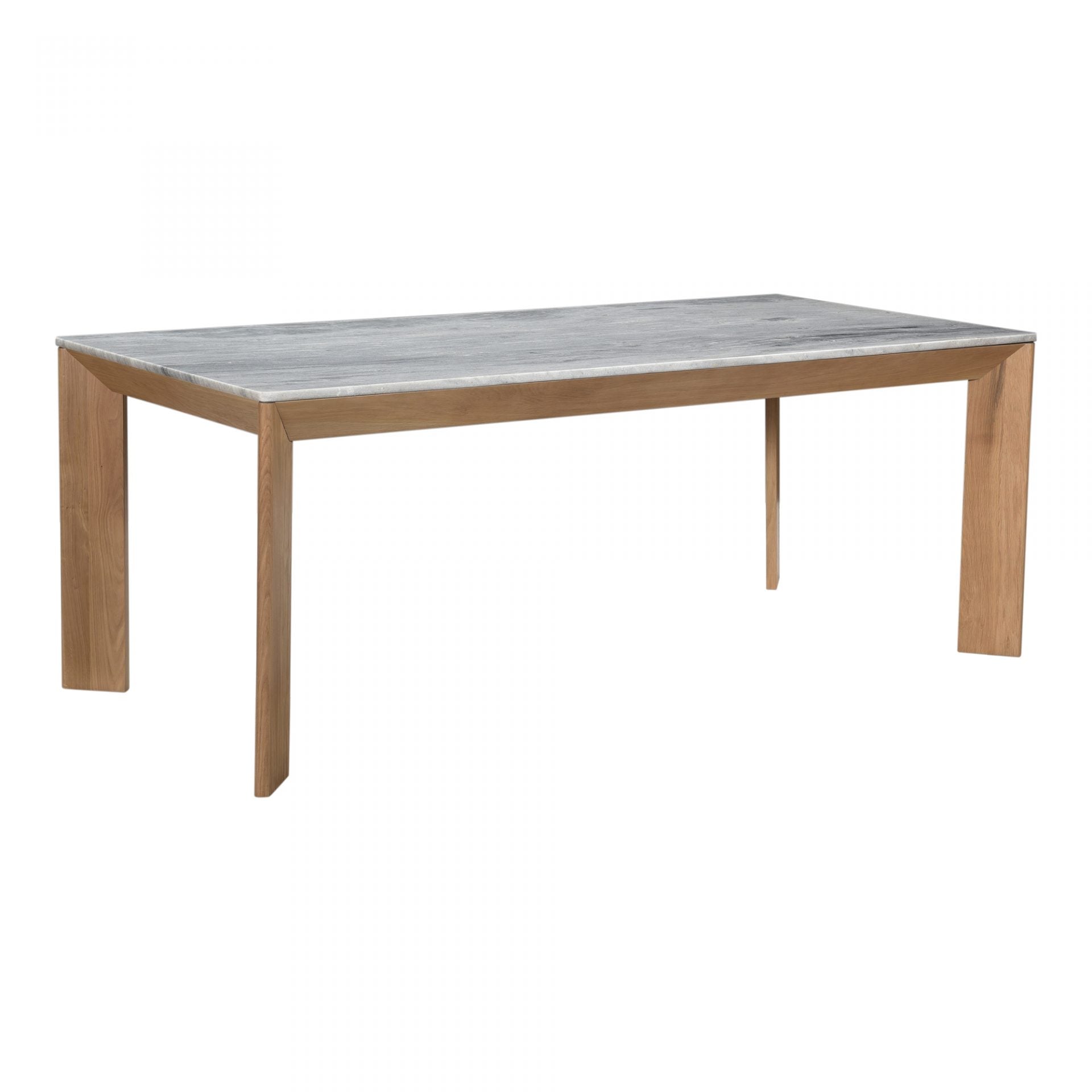 Angle Grey Marble Table - Large