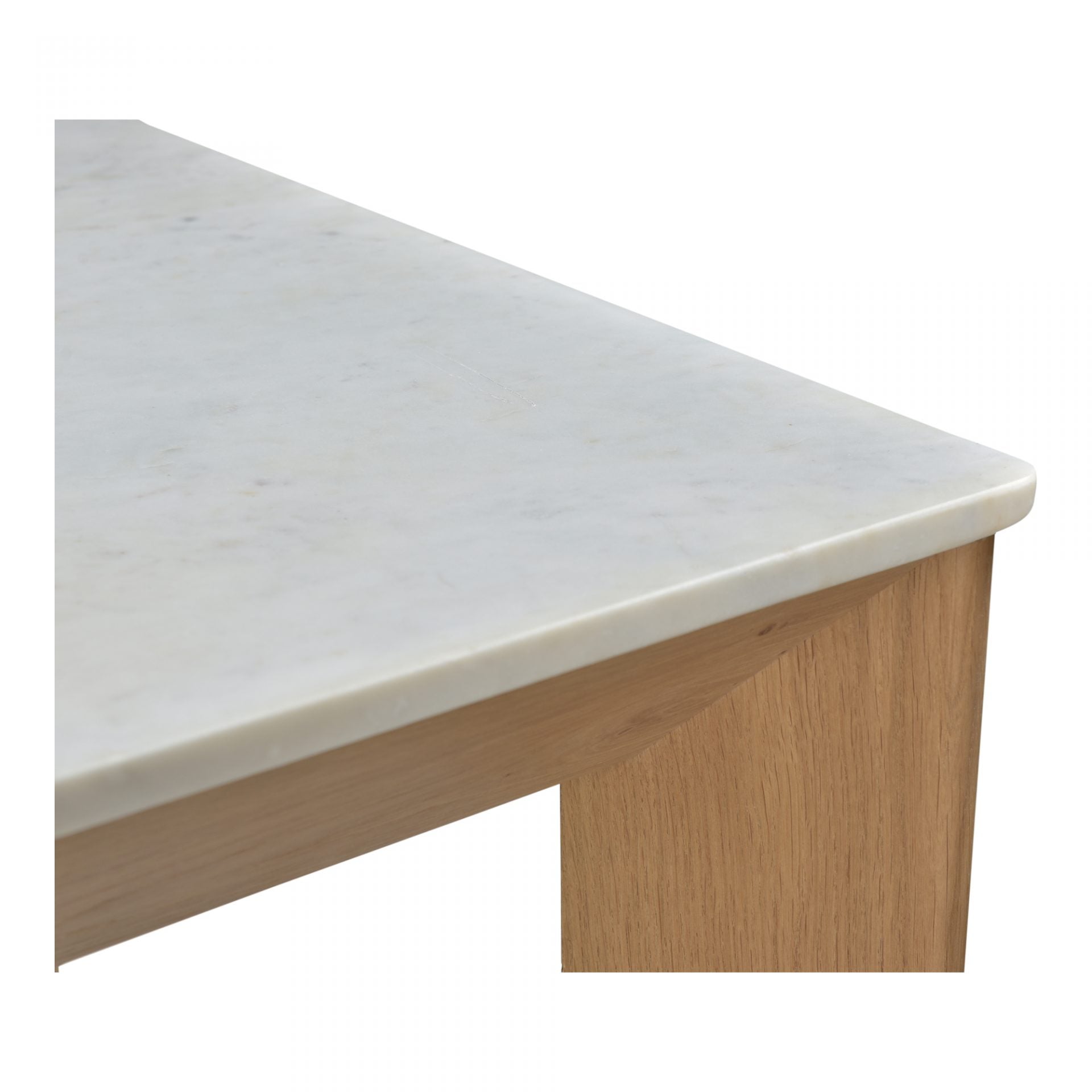 Angle Grey Marble Table - Small