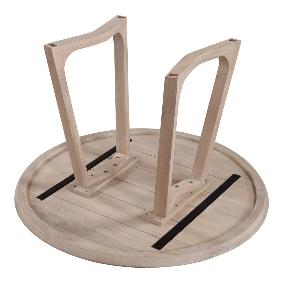 Silas Round Dining Table- White Oak