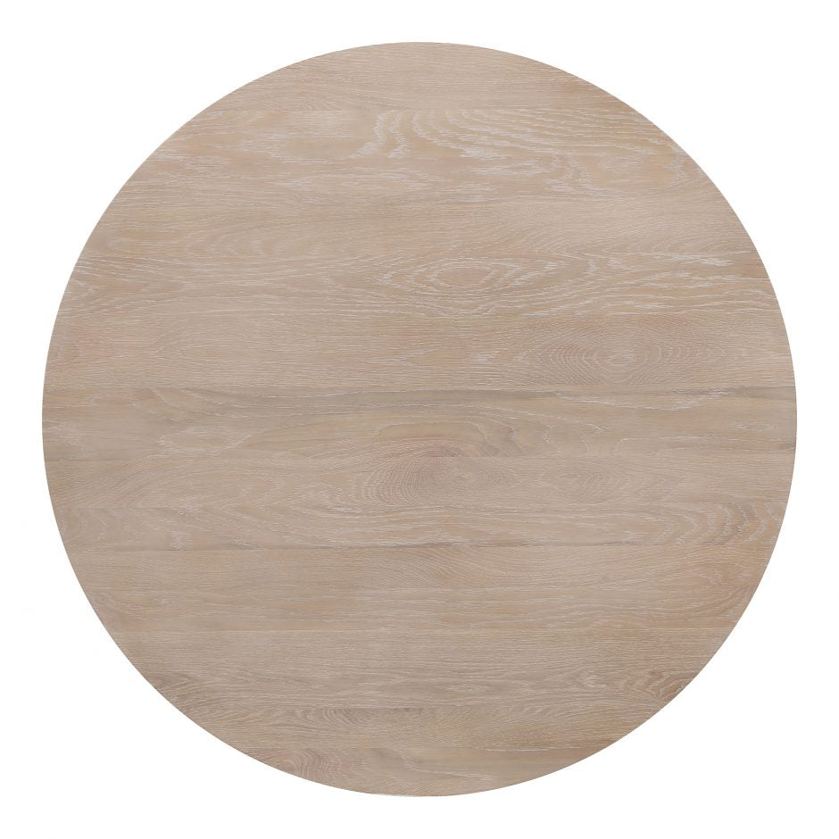 Silas Round Dining Table- White Oak