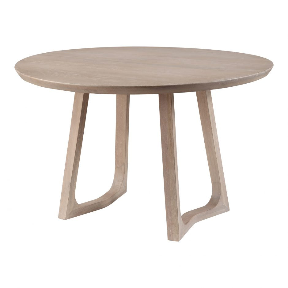 Silas Round Dining Table- White Oak