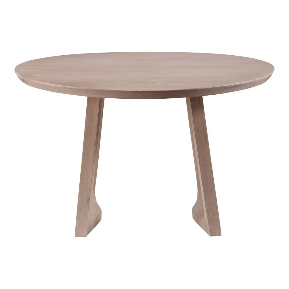 Silas Round Dining Table- White Oak
