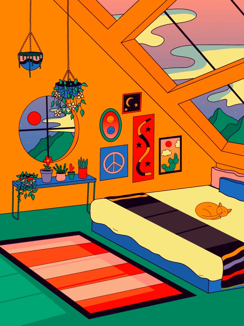 "Snoozin" Limited Edition Print by Katie Scarlett