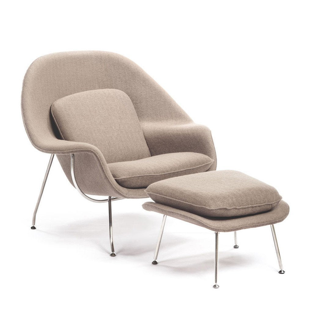 Cocoon Chair with Ottoman
