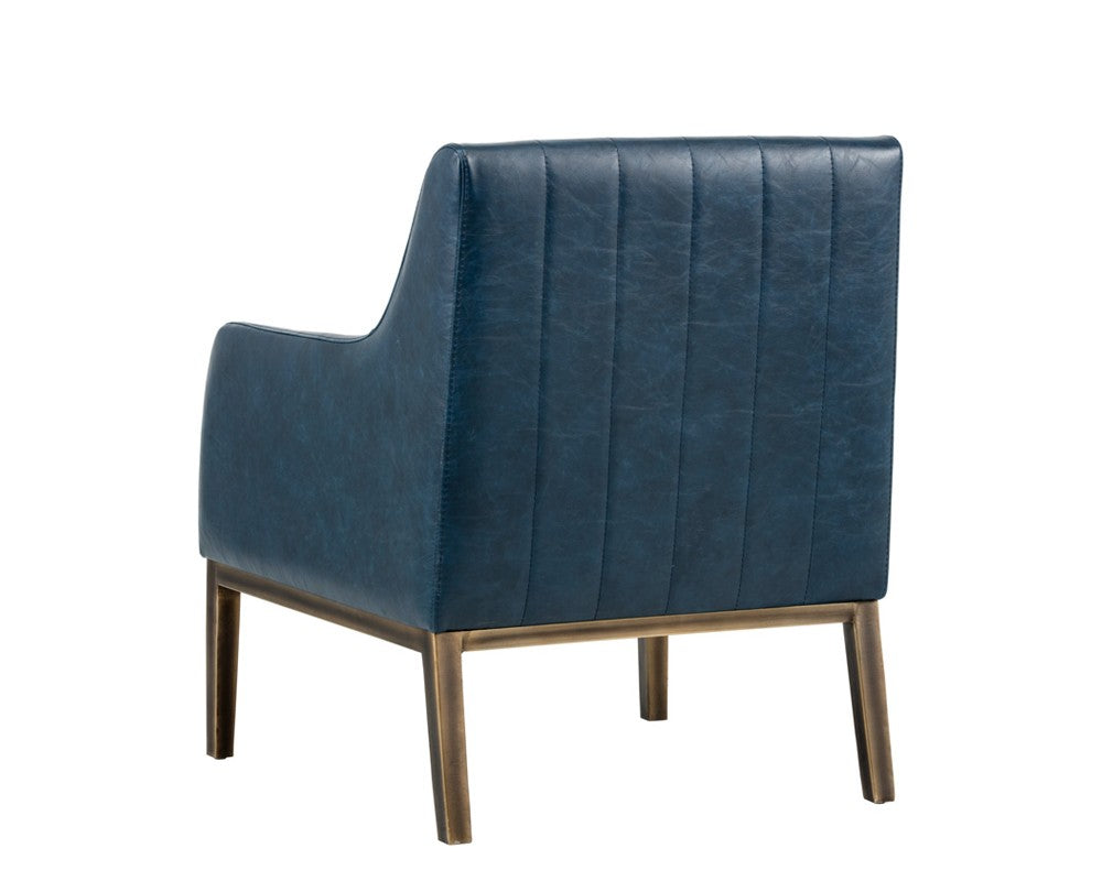 Wolfe Lounge Chair Blue