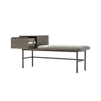 Zane Hall Bench Taupe