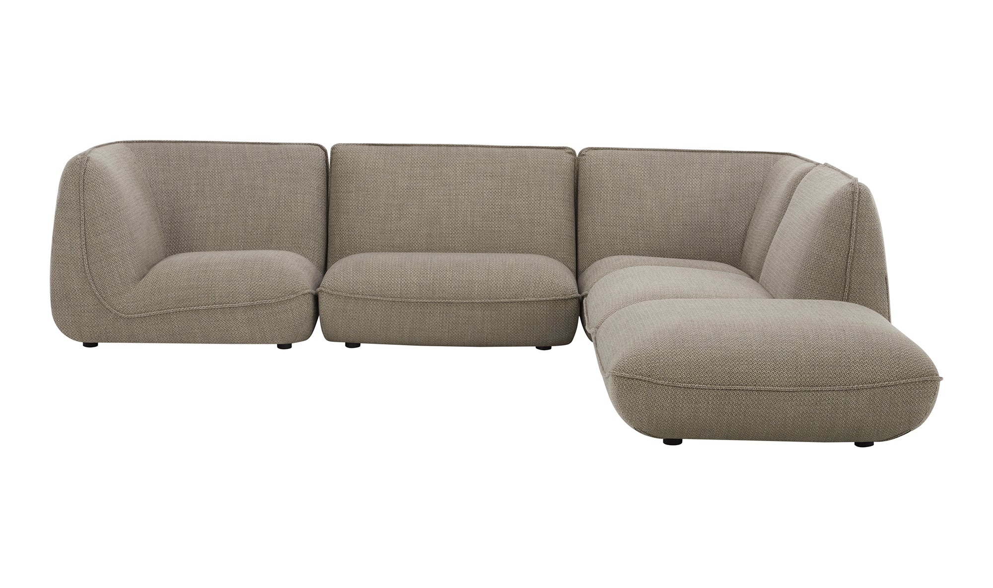 Zeppelin Modular Sectional - Speckled Pumice