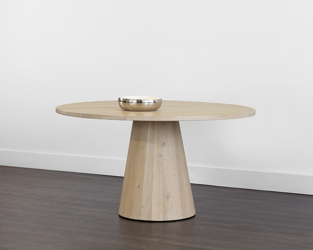 Althea Dining Table -  Light Oak - 54"