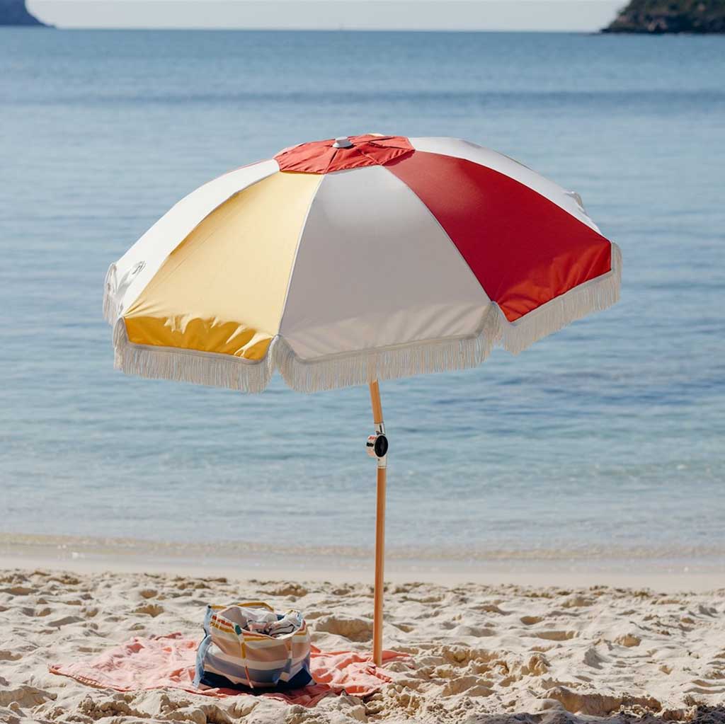 Basil Bangs Premium Beach Umbrella  -  Outdoor Umbrellas & Sunshades  by  Basil Bangs