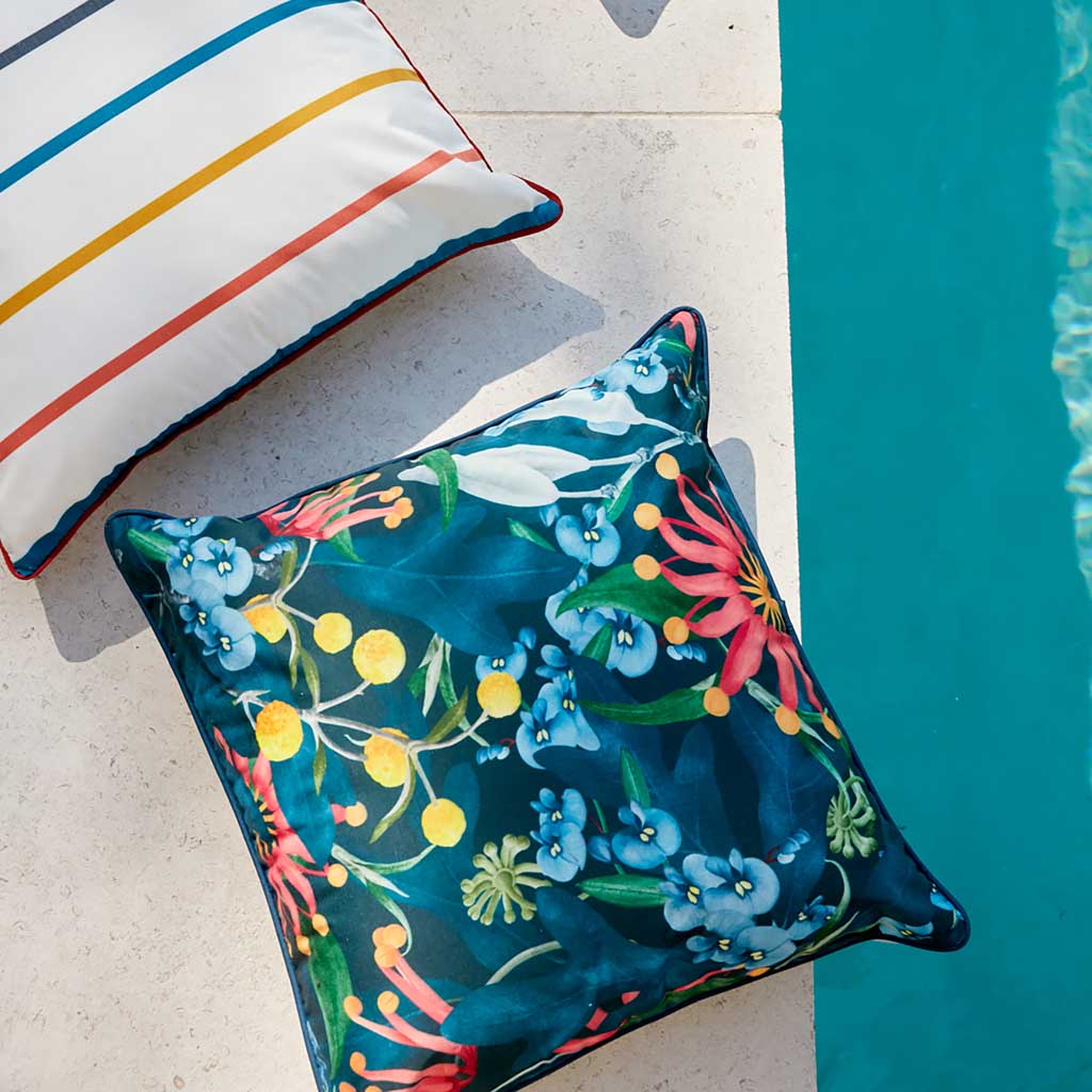 Outdoor Cushion  -  Throw Pillows  by  Basil Bangs