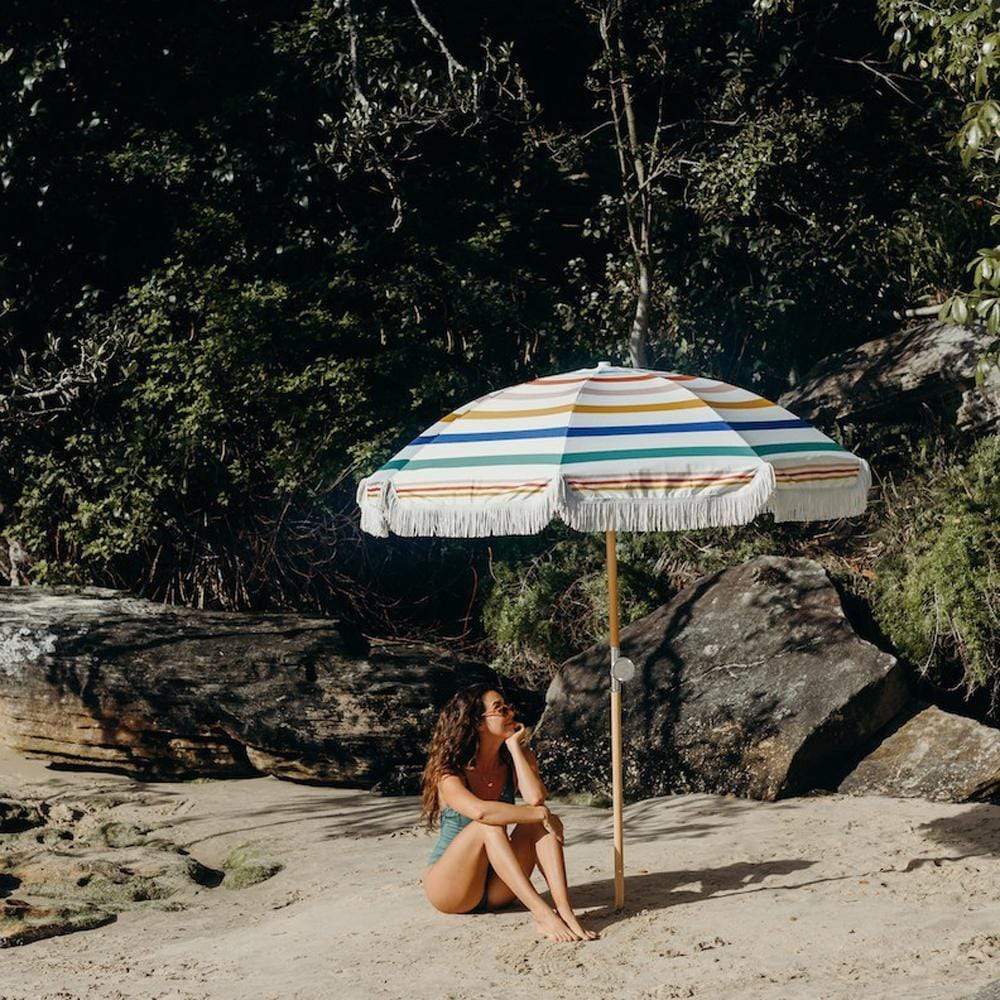 Premium Beach Umbrella  -  Outdoor Umbrellas & Sunshades  by  Basil Bangs