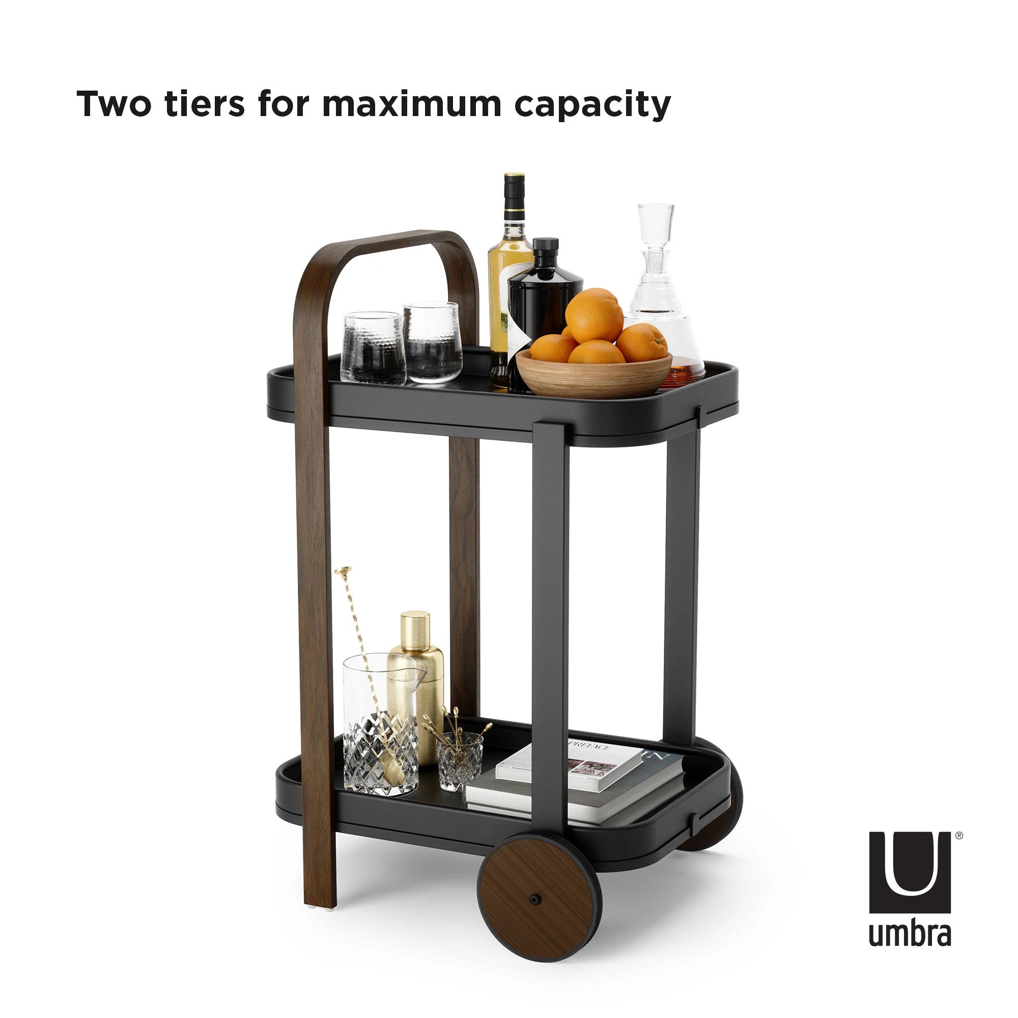 Bellwood Bar & Shelving Cart