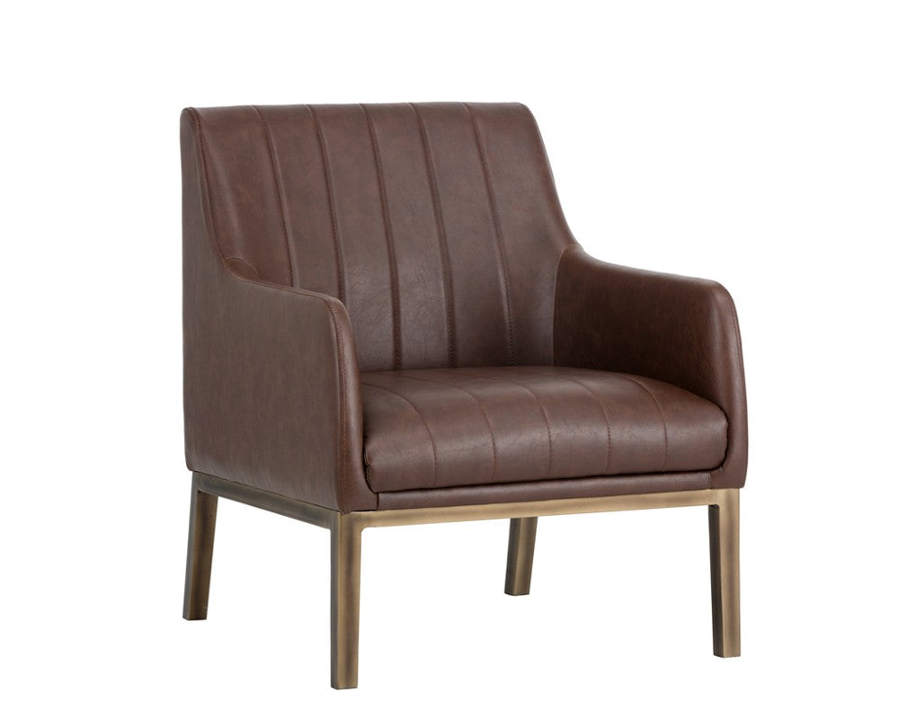 Wolfe Lounge Chair Brown